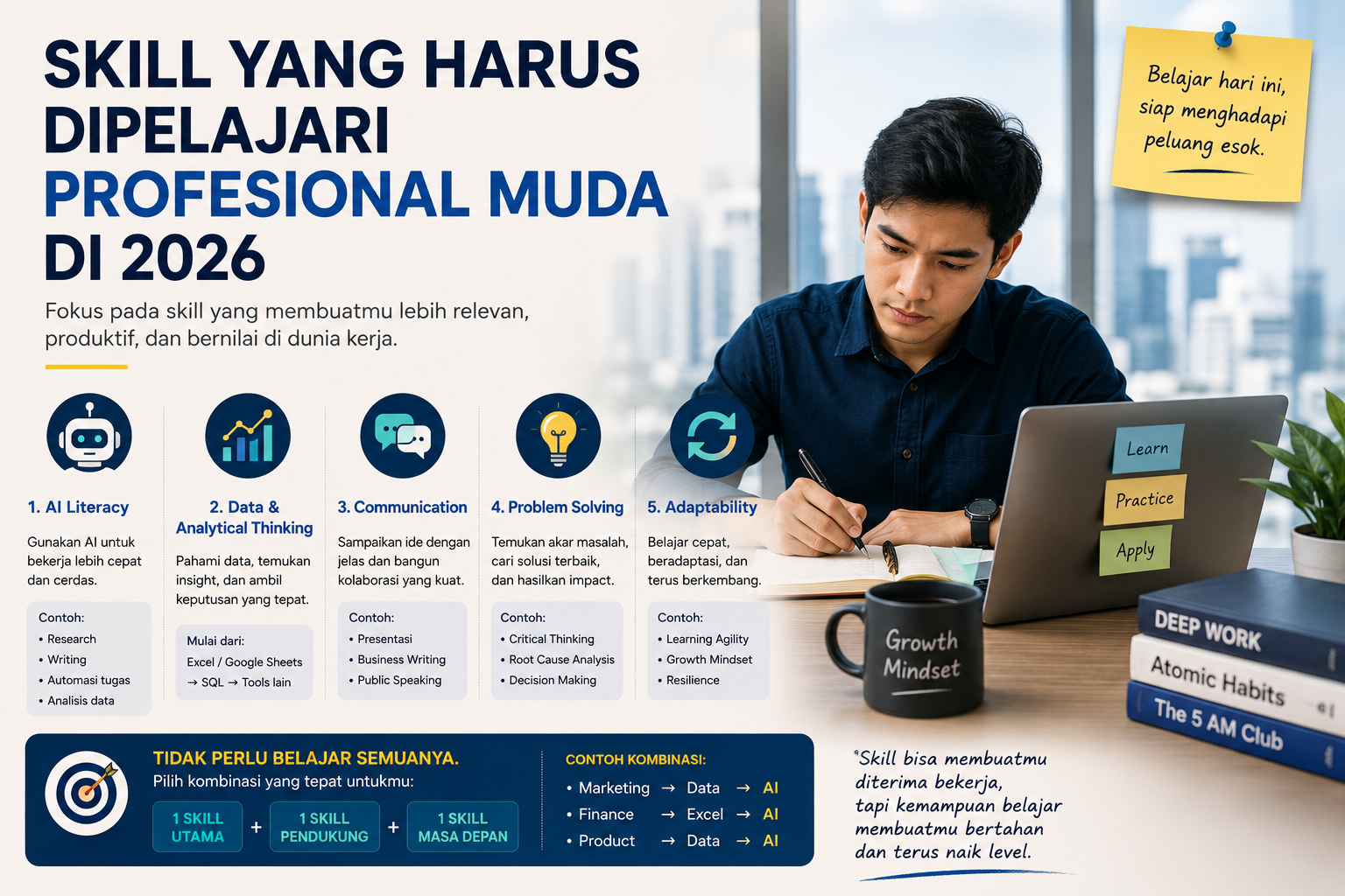 Skill yang Harus Dipelajari Profesional Muda di 2026